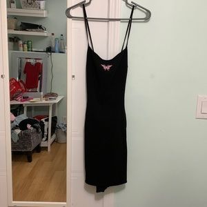 Black butterfly H&M dress
